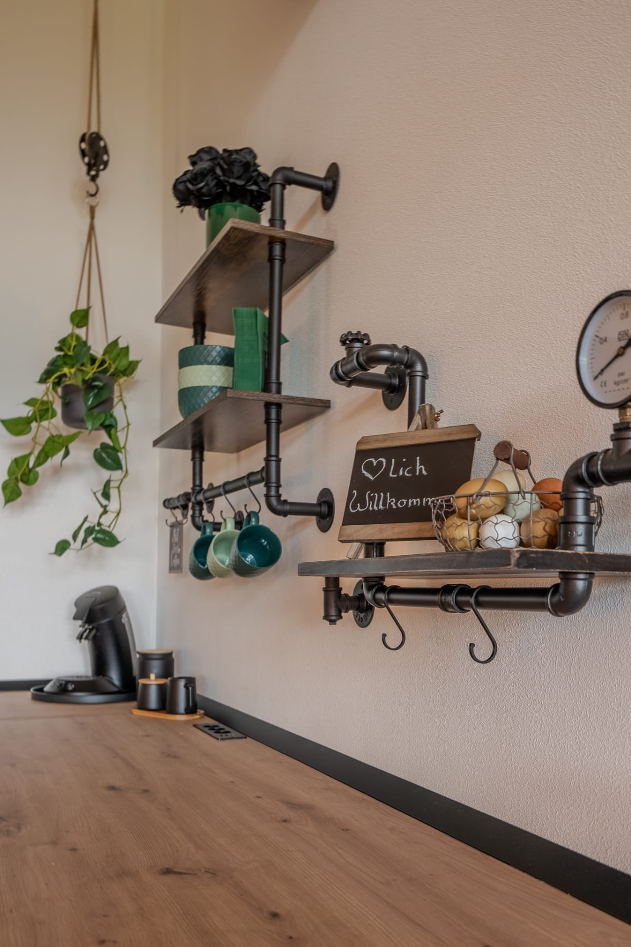 Offener Küchen- und Essbereich der Ferienwohnung